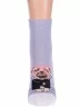 Женские носки Брестские (БЧК), 20С1133, рис. 587, СЕРО-СИРЕНЕВЫЕ