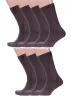 Набор из 7 пар мужских носков MSCLUB, 7-ПН-01, КОРИЧНЕВЫЕ