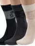 Комплект из 3 пар мужских носков ХОХ из вискозы, 3-X-1202, микс 1
