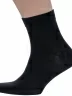 Мужские укороченные носки из 100% хлопка Grinston socks (PINGONS), 15D12, ЧЕРНЫЕ