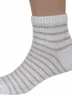 Подростковые носки LORENZline, П35, КРЕМОВЫЕ в полоску