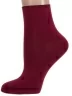 Женские носки без резинки ХОХ, G-1406, БОРДОВЫЕ