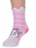 Детские носки DISNEY Conte kids, 17С-126/1СПМ, рис. 450, СВЕТЛО-СЕРЫЕ С РОЗОВЫМ