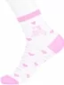 Детские носки LORENZline, П2, БЕЛО-РОЗОВЫЕ