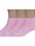 Комплект из 3 пар детских махровых носков ХОХ, 3-DZ-3R18, РОЗОВЫЕ