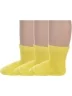 Комплект из 3 пар детских носков Альтаир, 3-М20, ЖЕЛТЫЕ