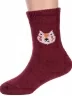 Детские теплые махровые носки Hobby Line, Ндад7622-1, БОРДОВЫЕ