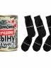 Мужские носки "Трио " в банке, 1БАН_7я, "Лучшему сыну в мире" / черные