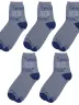 Комплект из 5 пар детских носков RuSocks (Орудьевский трикотаж) рис. 02, СВЕТЛО-СЕРЫЕ (5-Д3-13499)