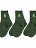 Комплект из 3 пар детских носков Гамма, 3-С1614, ШОТЛАНДСКАЯ ЗЕЛЕНЬ