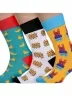 Комплект из 3 пар мужских носков MSCLUB №М38, msk3-М38, микс 6