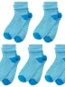 Комплект из 5 пар детских носков LORENZLine, 5-Л4, БИРЮЗОВЫЕ