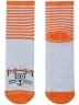 Детские носки Альтаир, С183, ОРАНЖЕВЫЕ со светло-серым