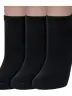 Комплект из 3 пар женских носков RuSocks (Орудьевский трикотаж) ЧЕРНЫЕ (3-Ж-1700)