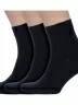 Комплект из 3 пар мужских носков CAVALLIERE (RuSocks), 3-С-333, ЧЕРНЫЕ