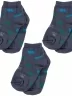 Комплект из 3 пар детских носков Альтаир, 3-А56, ТЕМНО-СЕРЫЕ