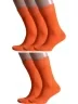 Комплект из 5 пар мужских носков Альтаир, 5-H226, ОРАНЖЕВЫЕ