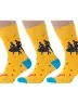 Комплект из 3 пар мужских носков MSCLUB №М06, msk3-М06, NM-78Э, ЖЕЛТЫЕ