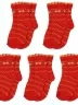 Комплект из 5 пар детских носков LORENZLine, 5-Л23, КРАСНЫЕ