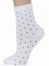 Детские носки "Борисоглебский трикотаж", 8С984, №1 БЕЛЫЕ с точками