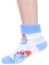 Детские махровые носки LORENZline, Л14, БЕЛЫЕ С ГОЛУБЫМ