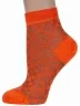 Женские носки из мерсеризованного хлопка ХОХ, GM-1402, ОРАНЖЕВЫЕ