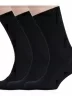 Комплект из 3 пар мужских носков RuSocks (Орудьевский трикотаж) из 100% хлопка рис. 04, ЧЕРНЫЕ (3-М3-11001)