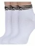 Комплект из 3 пар женских носков Альтаир, 3-А210, БЕЛЫЕ, рис. Зебра