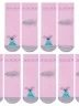 Комплект из 5 пар детских носков LORENZLine, 5-Л104, РОЗОВО-СЕРЫЕ