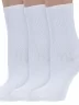 Комплект из 3 пар женских медицинских носков Dr. Feet (PINGONS), 3-15DF6, БЕЛЫЕ