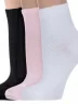 Комплект из 3 пар женских бамбуковых носков ХОХ, 3-G-223, микс 6