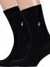 Комплект из 2 пар мужских носков Брестские (БЧК), 2-14с2122, рис. 464, ЧЕРНЫЕ