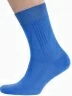 Мужские носки из 100% хлопка RuSocks (Орудьевский трикотаж), М3-11001, рис. 03, ТЕМНО-ГОЛУБЫЕ