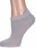 Женские ультракороткие бамбуковые носки LORENZline, Б7, СЕРЫЕ