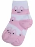 Детские носки RuSocks (Орудьевский трикотаж), Д3-13792Д, рис. 03, БЕЛО-РОЗОВЫЕ