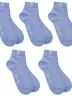 Комплект из 5 пар детских носков RuSocks (Орудьевский трикотаж), 5-Д-36, ГОЛУБЫЕ