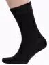 Мужские носки из 100% хлопка RuSocks (Орудьевский трикотаж), М3-11001, рис. 03, ЧЕРНЫЕ