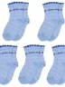 Комплект из 5 пар детских носков LORENZLine, 5-Л23, ГОЛУБЫЕ