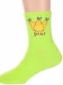 Детские спортивные носки Hobby Line, Ндх3592-07, САЛАТОВЫЕ