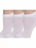 Комплект из 3 пар женских носков Grinston socks (PINGONS) из микромодала, 3-17D3, БЕЛЫЕ