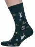 Мужские носки MSCLUB №М48, nm-549, ТЕМНО-ЗЕЛЕНЫЕ