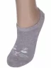Подростковые ультракороткие носки "Красная ветка", ПС-1419, СЕРЫЕ