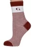 Женские бамбуковые носки Grinston socks (PINGONS), 21D1, БОРДОВЫЕ