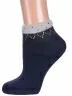 Женские махровые носки Hobby Line, Нжму1001, ТЕМНО-СИНИЕ
