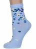 Женские носки "Красная ветка", С-1255, ГОЛУБЫЕ