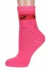 Женские махровые носки Hobby Line, Нжм8833-2, ЯРКО-РОЗОВЫЕ
