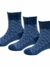 Комплект из 3 пар детских теплых носков RuSocks (Орудьевский трикотаж), 3-Д-382, ДЖИНС, рис. 3