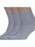 Комплект из 3 пар мужских бамбуковых носков ХОХ, 3-X-1124, СЕРЫЕ