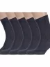 Комплект из 5 пар носков с ослабленной резинкой Альтаир, 5-А205, ТЕМНО-СЕРЫЕ