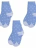 Комплект из 3 пар детских носков RuSocks (Орудьевский трикотаж), 3-Д3-13792М, рис. 02, ГОЛУБЫЕ